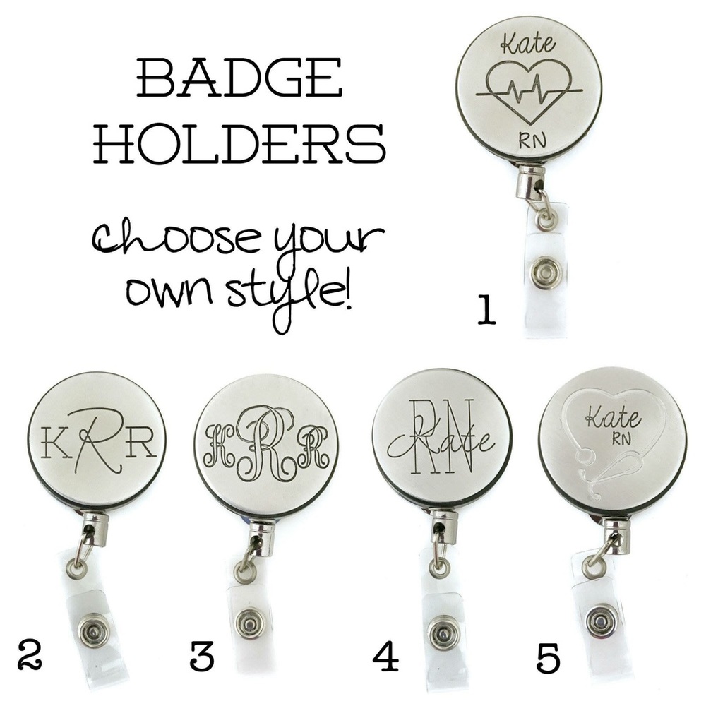 Personalized ID Badge Holders